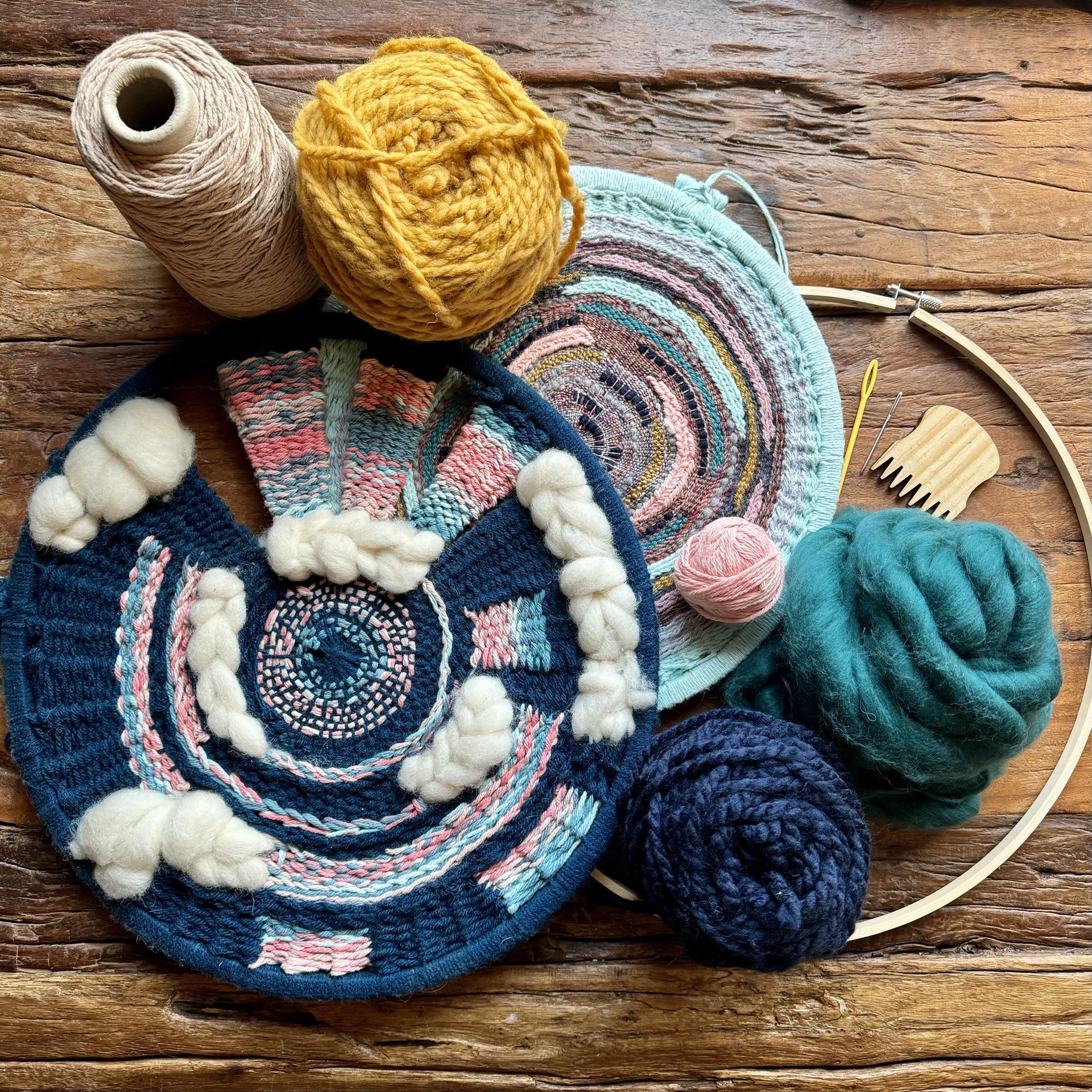 10 Bundles Art Yarn Assorted Yarn Scraps Fiber Waste Knitting Weaving  Crochet